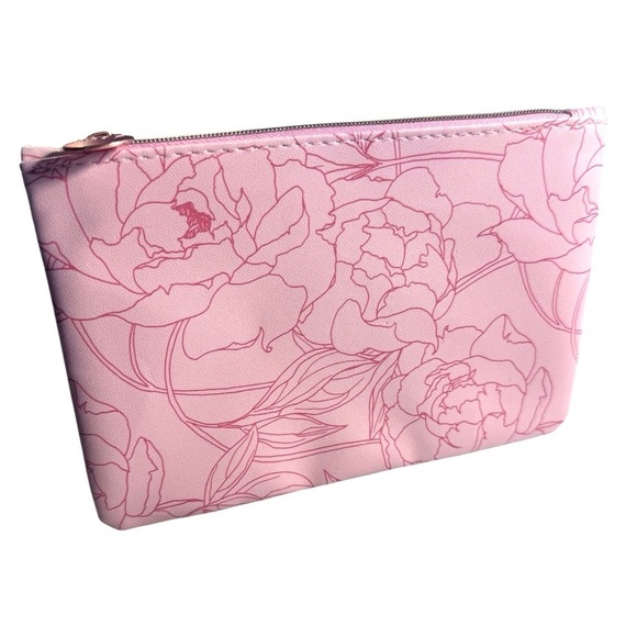 Three Ipsy bags, Gold Stay Golden bag, Pink Floral Peony bag and Silver Glam bag - Picture 2 of 10